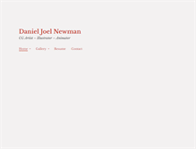 Tablet Screenshot of danieljoelnewman.com